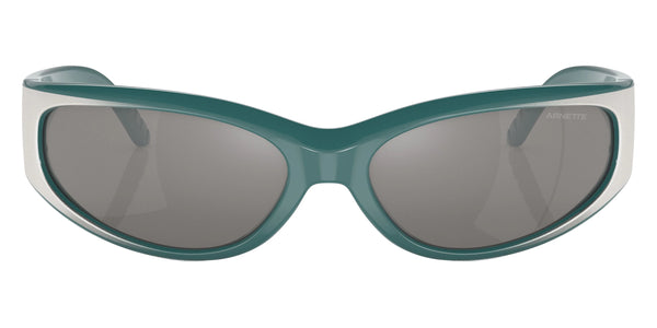 Green Gradient Metal Silver / Light Gray Mirrored Silver 80 / 62-16-125