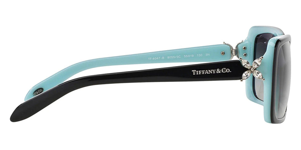 TIFFANY TF4047B 80553C 55 - Black on TIFFANY Blue / Gray Gradient