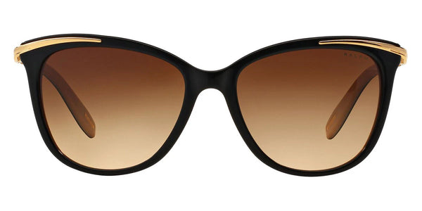 Shiny Black on Nude & Gold / Gradient Brown / 54-16-135