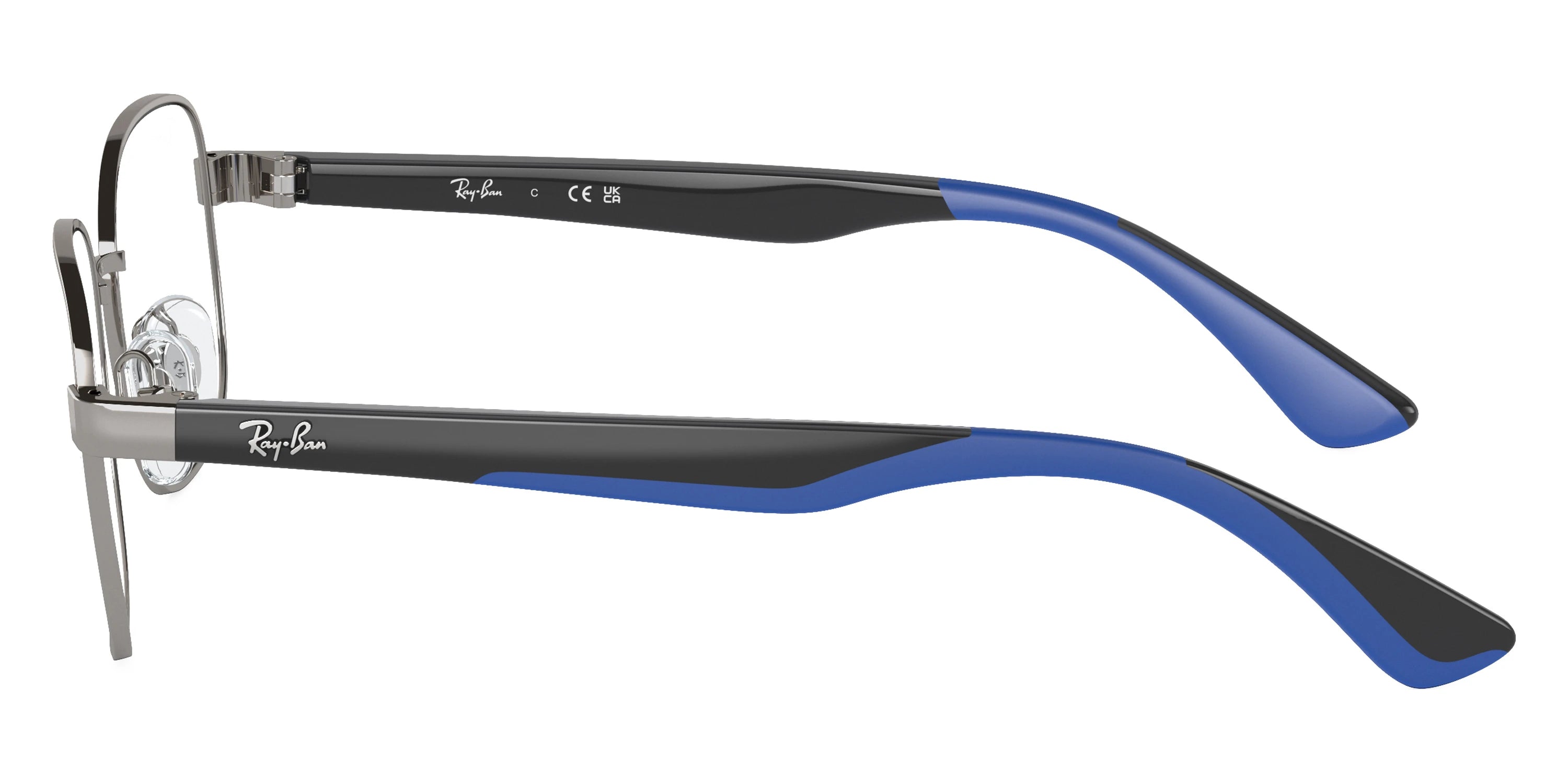 Ray-Ban RY1059 4008 47 - Gunmetal/Gray on Blue