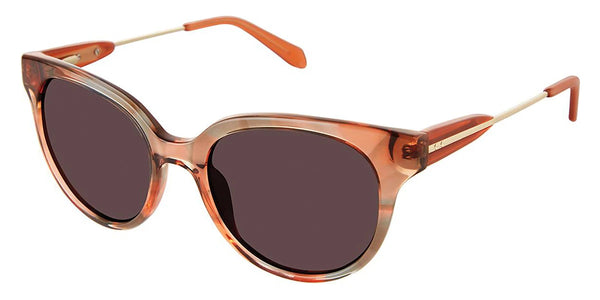 Peach/Gold / Purple Gray Polarized / 54-19-140