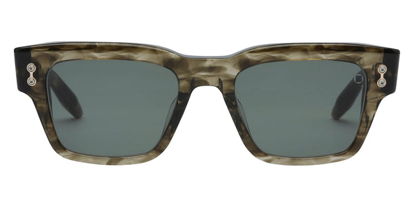 Green Swirl/12k Gold with Machine Silver / Smoke Green AR / 50-19-148