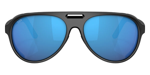 Matte Black / Blue Mirrored Polarized / 59-15-138