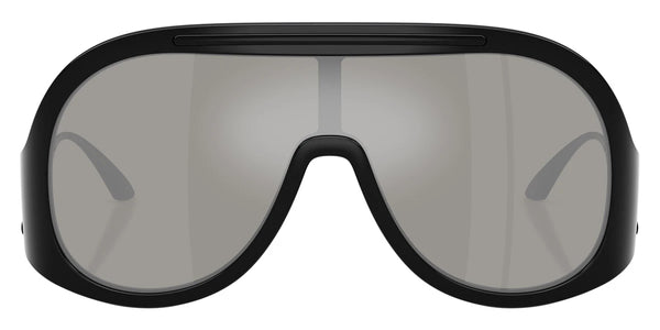 Black / Light Gray Mirrored Silver / 128-0-115