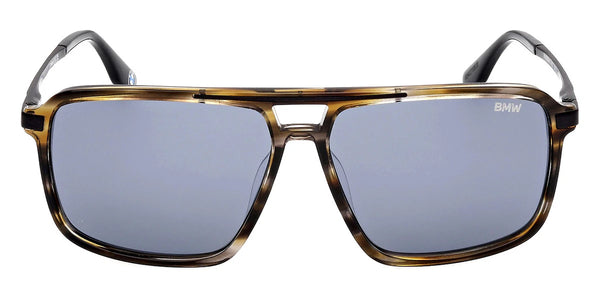 Shiny Light Brown/Matte Black / Smoke Mirrored / 58-13-140