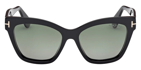 Shiny Black / Green Polarized / 55-17-140