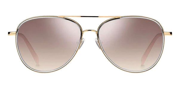 Rose Gold / Brown Mirrored Gradient / 57-14-140