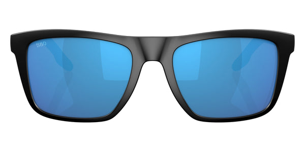 Matte Black / Blue Mirrored Polarized / 55-18-136