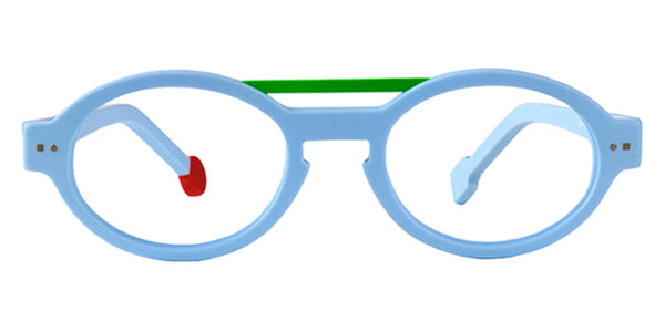 Matte Baby Blue/Satin Neon Green / 49-22-145