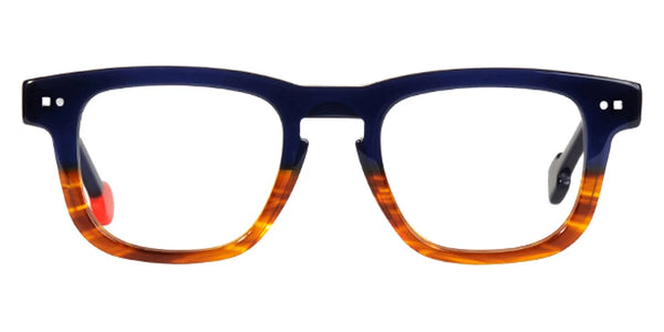 Shiny Navy Blue/Shiny Blond Veined Tortoise / 43-19-130