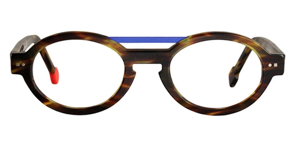 Matte Veined Tortoise/Satin Blue Majorelle / 49-22-145