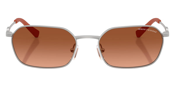 Matte Silver / Orange Gradient Brown / 54-18-145