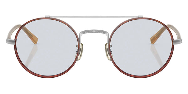 Silver/Amber/Gold Wood / Demo Lens Blue Wash / 47-23-145