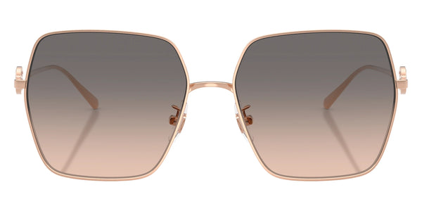 Light Rose Gold / Light Brown Gradient Gray / 58-16-145