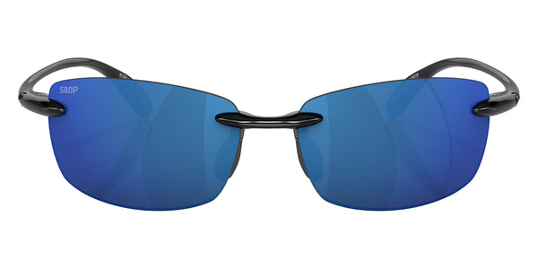 Shiny Black / Blue Mirrored Polarized / 60-15-125