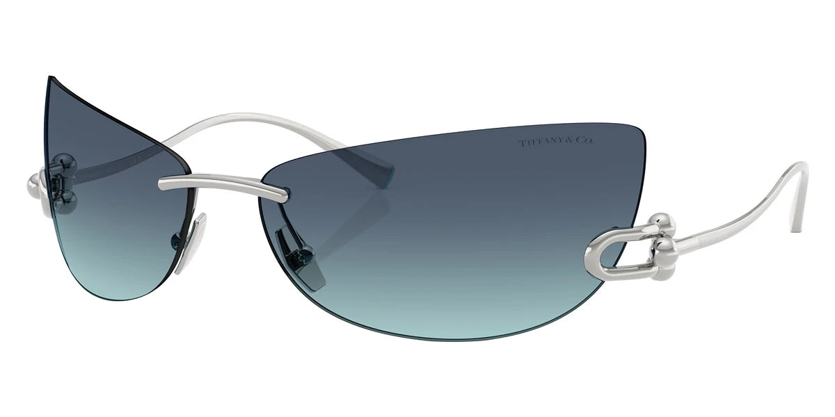TIFFANY TF3112K 62139S 72 - Silver Gold Plated / Azure Gradient Blue