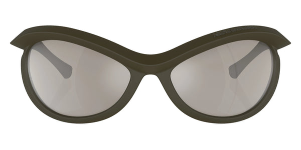 Green / Light Gray Mirrored Silver / 66-20-130