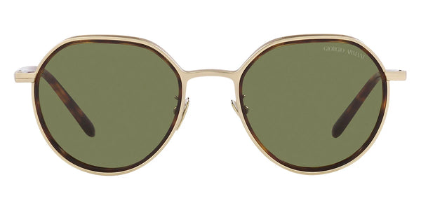 Matte Pale Gold and Red Havana / Green / 49-20-145