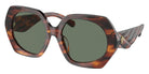 Tory Burch TY7195F 19553H 57 - Dark Wood / Dark Green