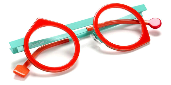 Shiny Orange/Satin Turquoise / 43-25-145