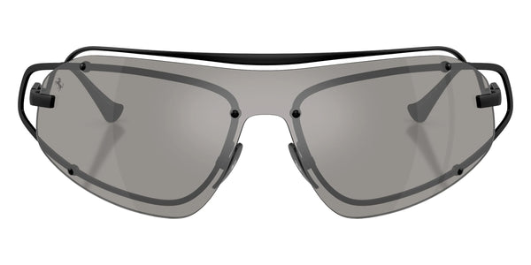 Matte Black / Gray Mirrored Silver Gradient / 132-0-135