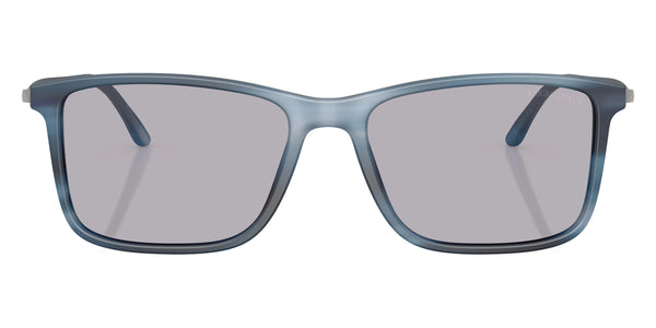 Matte Striped Blue / Photo Gray / 56-17-145