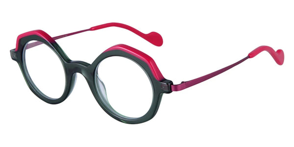 Transparent Green and Orchid/Orchid / 43-23