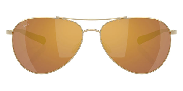 Brushed Gold / Gold Mirrored Polarized / 58-14-135