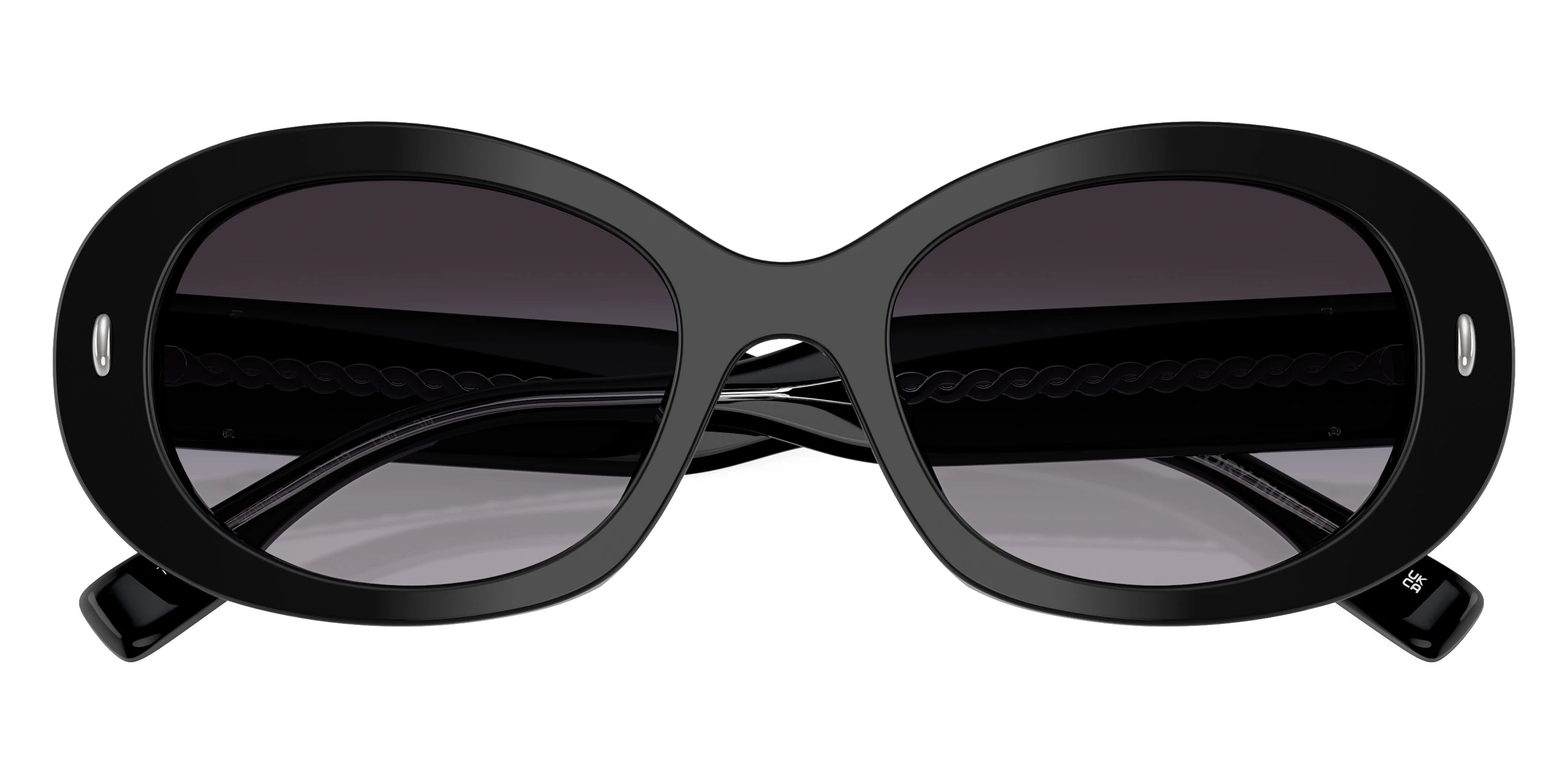 Tory Burch TY7214U 17098G 53 - Black/Black Crystal / Gray Gradient