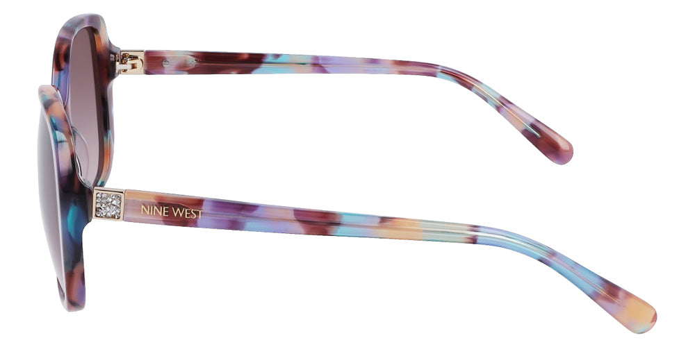Nine West NW657S 441 54 - Teal/Purple Tortoise #id:aanw657s441_s:102110