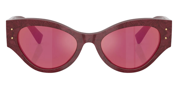 Bordeaux Lace / Dark Violet Mirrored Red / 53-19-140