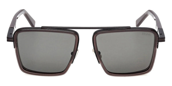 Shiny Dark Brown / Smoke Polarized / 57-16-145