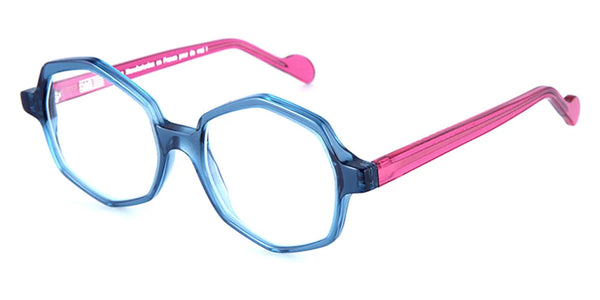 Transparent Light Blue/Transparent Pink / 51-18