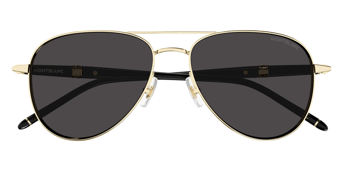 Montblanc MB0345S Aviator Sunglasses | EyeOns.com Montblanc MB0345S Aviator Sunglasses | EyeOns.com