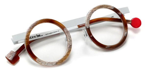 Shiny Vintage Horn/Satin White / 43-26-140