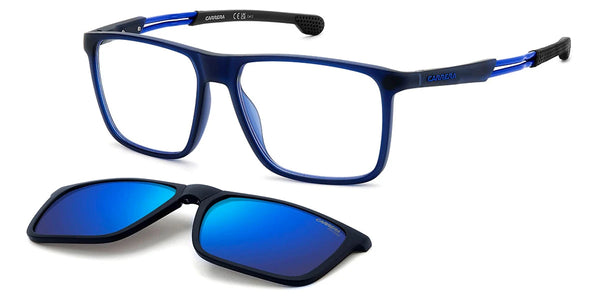 Matte Blue / Blue Mirrored Polarized / 56-16-140