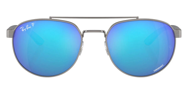 Gunmetal/Gray / Green and Blue Mirrored Polarized / 56-19-145