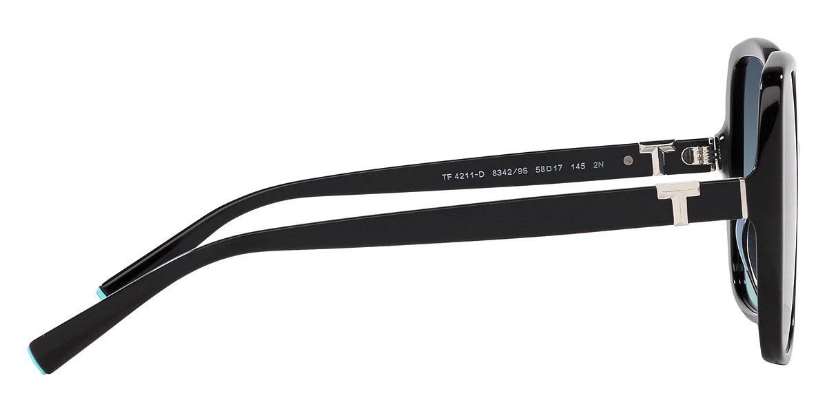 TIFFANY TF4211D 83429S 58 - Black/Silver / Azure Gradient Blue