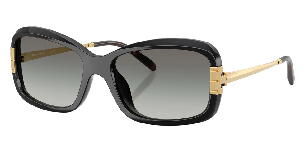 Tory Burch TY9077U 196411 56 - Black / Gray Gradient