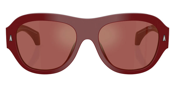 Shiny Opal Pink / Aubergine Solid Mirrored / 56-18-140