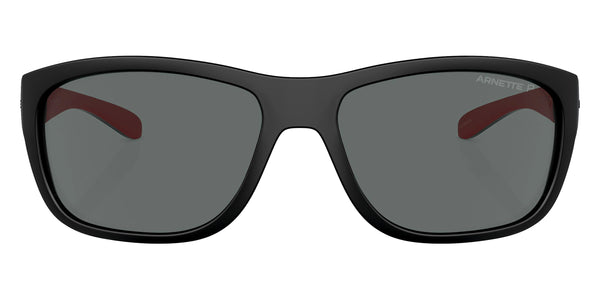 Black/Red Matte/Shiny / Dark Gray Polarized / 63-16-125