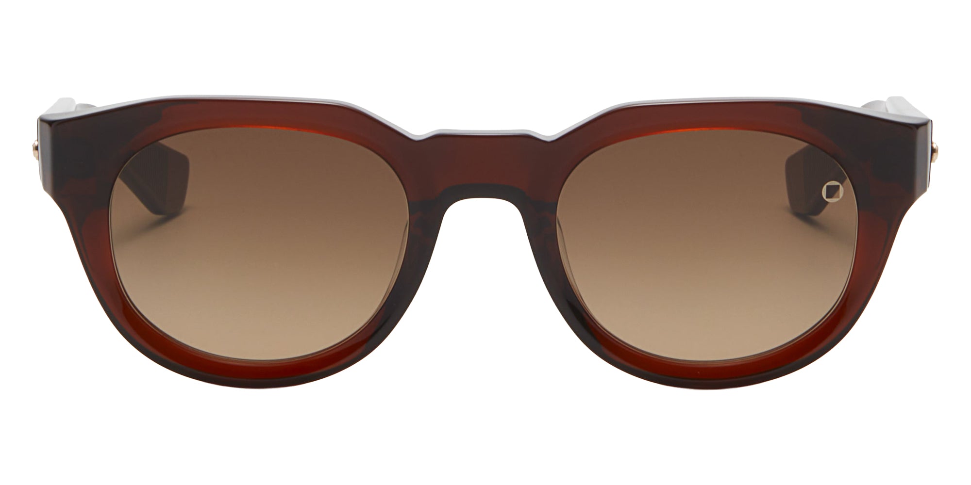 Akoni Alpha 109B 50 - Dark Brown Crystal/White Gold #id:akoalpha109b_s:106100