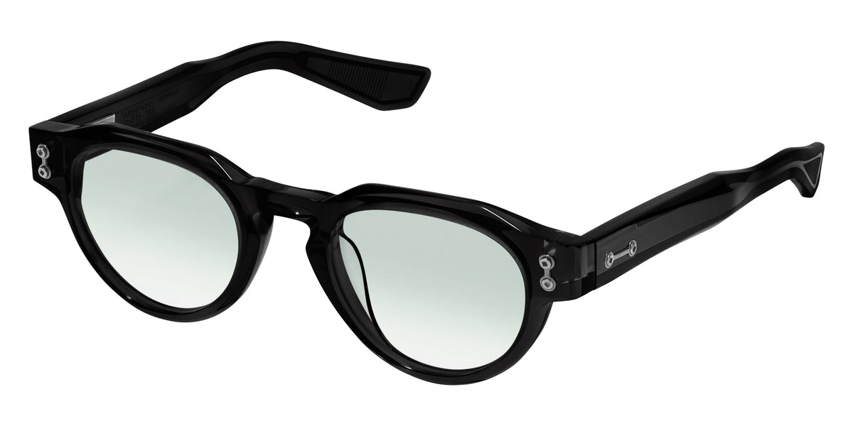 Akoni Andra 549A 47 - Crystal Black/Black Rhodium / Light Deep Emerald Gradient #id:akoandra549a_s:100105