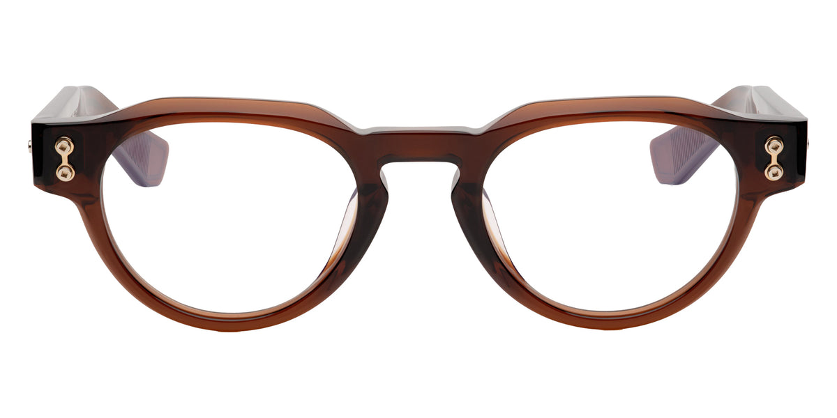 Akoni Andra Rx 549C 47 - Crystal Dark Brown/12k Gold #id:akoandrarx549c_s:102100