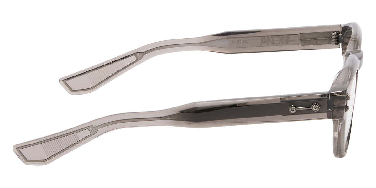 Akoni Andra Rx 549D 47 - Crystal Dark Gray/Black Rhodium #id:akoandrarx549d_s:100110