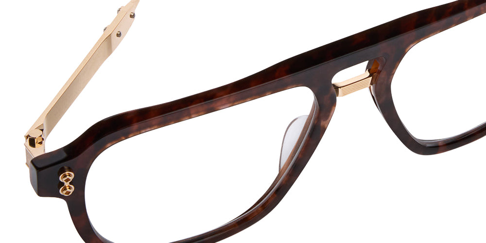 Akoni Argo 538B 55 - Havana/12k Gold #id:akoargo538b_s:102115