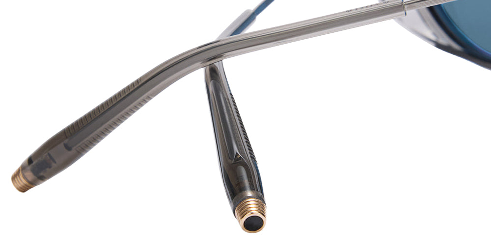 Akoni Astria 532B 48 - Brushed Black Palladium/Crystal Gray / Dark Blue Flash Mirrored #id:akoastria532b_s:104115