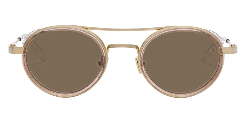 Akoni Astria 532D 48 - Brushed Platinum Gold/Crystal Sand / Dark Brown #id:akoastria532d_s:106100