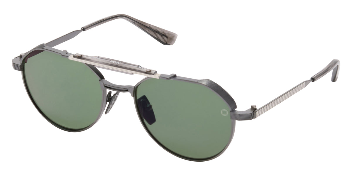 Akoni Astrolis 546A 55 - Black Iron with Silver Details/Gray Swirl / G15 Polarized #id:akoastrolis546a_s:106105