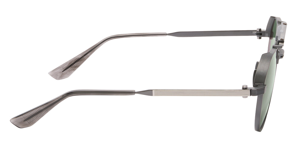 Akoni Astrolis 546A 55 - Black Iron with Silver Details/Gray Swirl / G15 Polarized #id:akoastrolis546a_s:106110
